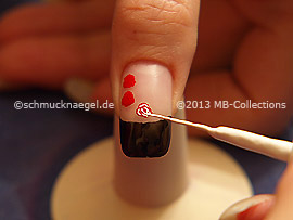 Nailart Liner in der Farbe weiß