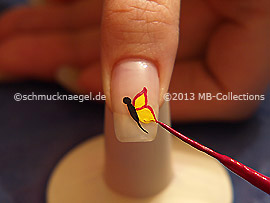 Nailart Liner in der Farbe pink