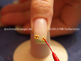 Nailart Liner in der Farbe rot