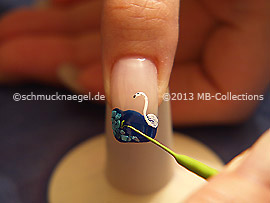 Nailart Liner in der Farbe hellgrün