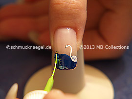 Nailart Liner in der Farbe hellgrün