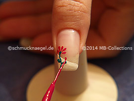 Nailart Liner in der Farbe flieder