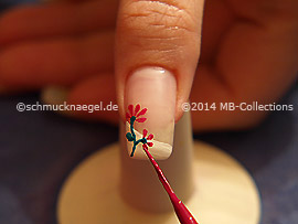 Nailart Liner in der Farbe flieder