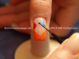 Nailart Liner in der Farbe schwarz