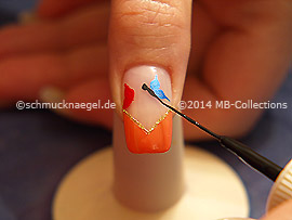 Nailart Liner in der Farbe schwarz