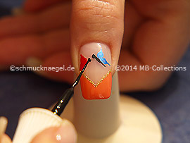 Nailart Liner in der Farbe schwarz