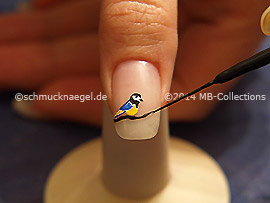 Nailart Liner in der Farbe schwarz