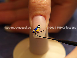 Nailart Liner in der Farbe schwarz