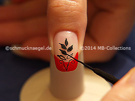 Nailart Liner in der Farbe schwarz