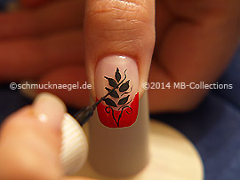 Nailart Liner in der Farbe schwarz