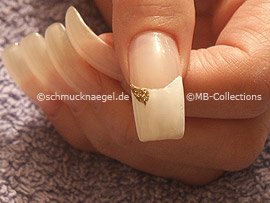 Nailart Liner in der Farbe gold-glitter