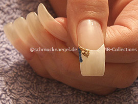Nailart Liner in der Farbe blau-glitter