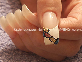 Nailart Liner in der Farbe schwarz