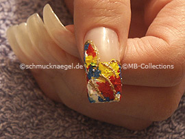 Nailart Liner in der Farbe gold-glitter