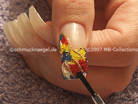 Klarlack, Strasssteine und Spot-Swirl