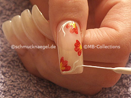 Nailart Liner in der Farbe weiß