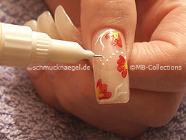 Nailart Pen in der Farbe weiß