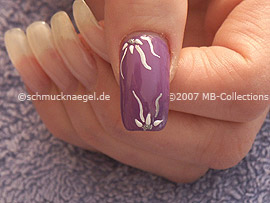 Nailart Liner in der Farbe weiß