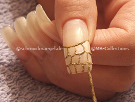 Nailart Liner in der Farbe gold-glitter