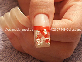 Kleiner Schwamm mit Acrylfarben
