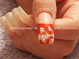 Kleiner Schwamm mit Acrylfarben