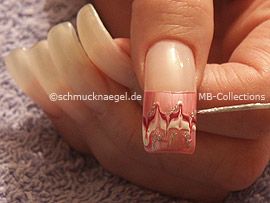 Nailart Liner in der Farbe silber-glitter