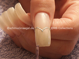 Nagellack in der Farbe perlmutt