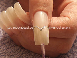 Nagellack in der Farbe perlmutt