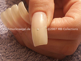 Nailart Liner in der Farbe silber-glitter