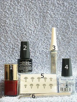 Produkte für das Motiv fullcover mit nail sticker - Nagellack, Nailart Liner, Nail Sticker, Klarlack