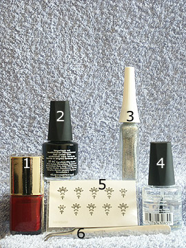 Produkte für das Motiv fullcover mit nail sticker - Nagellack, Nailart Liner, Nail Sticker, Klarlack