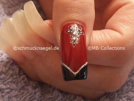 Pinzette und Nail Sticker