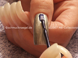 Nailart Pen in der Farbe dunkelblau
