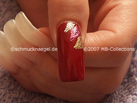 Nailart Liner in den Farben gold-glitter und blau-glitter