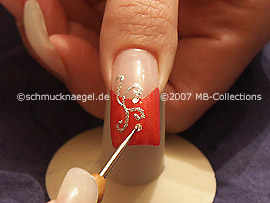 Klarlack, Spot-Swirl und Strasssteine