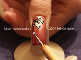Nailart Liner, Klarlack, Spot-Swirl und Nailart Bouillons