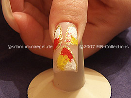 Nailart Liner in der Farbe gold-glitter