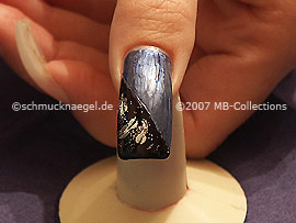 Spot-Swirl und Glitter-Pulver