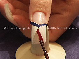 Nailart Pen in der Farbe weinrot