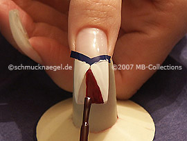 Nailart Pen in der Farbe weinrot