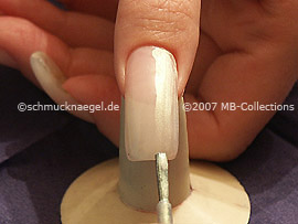 Nagellack in der Farbe hellrosa