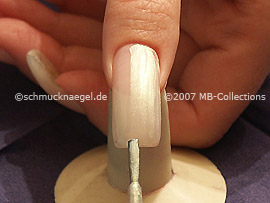 Nagellack in der Farbe hellrosa