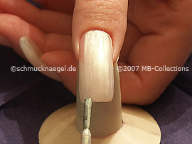 Nagellack in der Farbe hellrosa