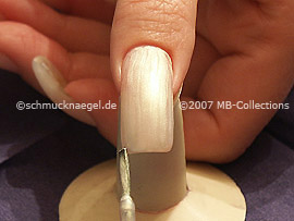 Nagellack in der Farbe hellrosa