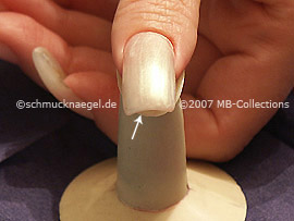 Nagellack in der Farbe hellrosa