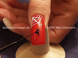 Nailart Liner in der Farbe schwarz