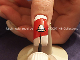 Nailart Liner in der Farbe schwarz