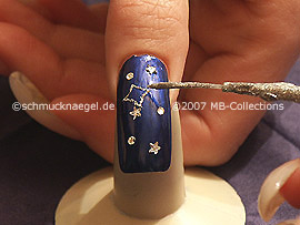 Sternenhimmel - Nailart Motiv 095