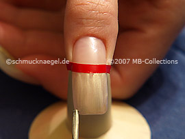 Nagellack in der Farbe hellrosa