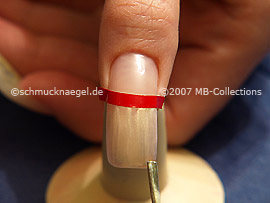 Nagellack in der Farbe hellrosa